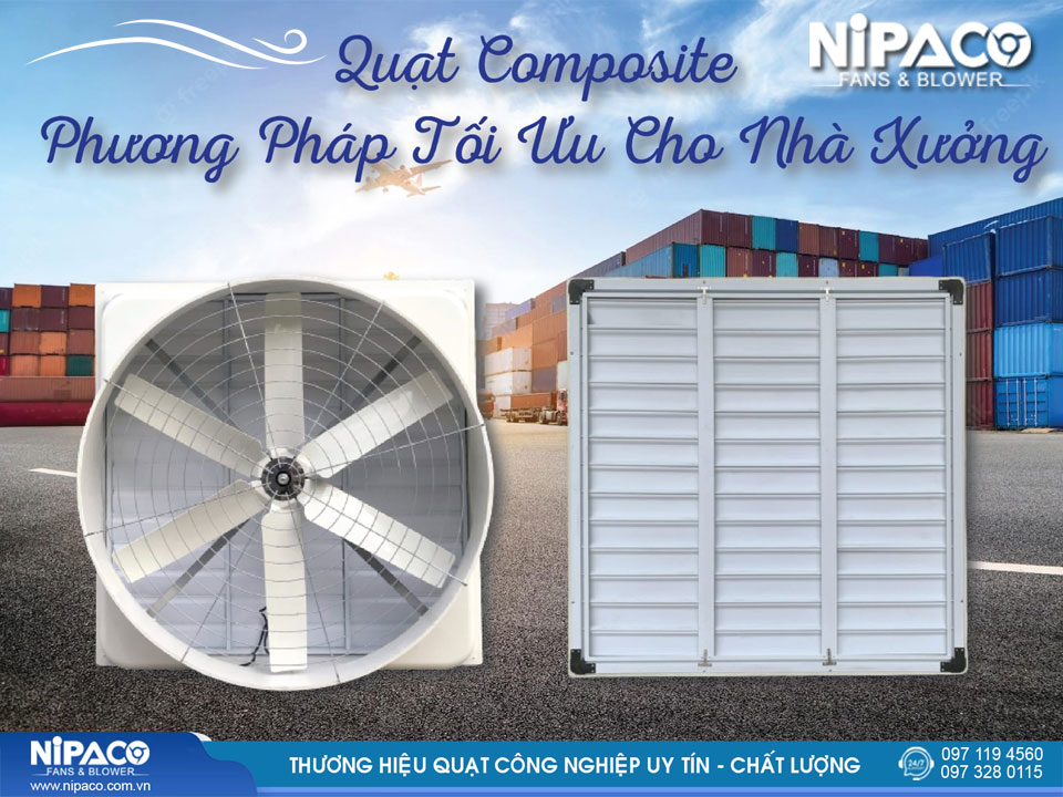 Quạt thông gió composite giá tốt