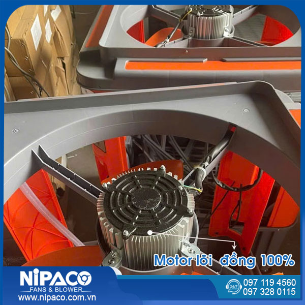 Quạt hơi nước di động Nipaco motor lõi đồng