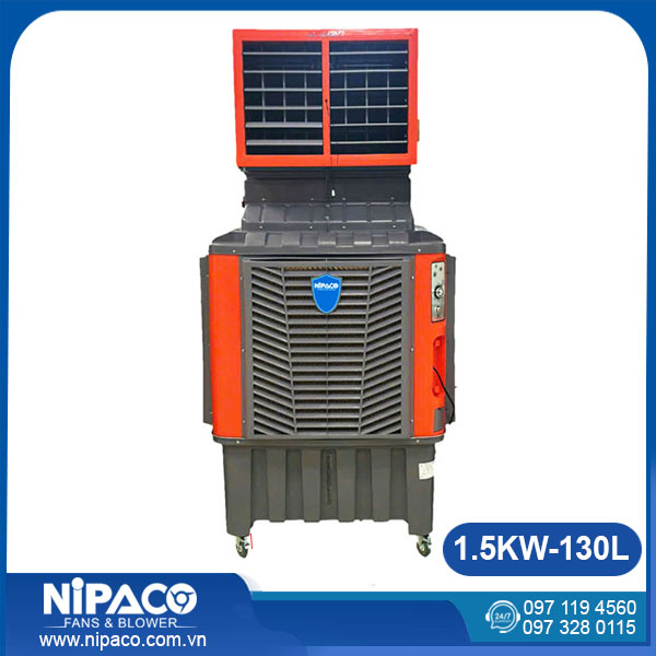 Quạt hơi nước công nghiệp di động Nipaco 1.5KW 130L 12 Quạt hơi nước công nghiệp di động Nipaco 1.5KW 130L