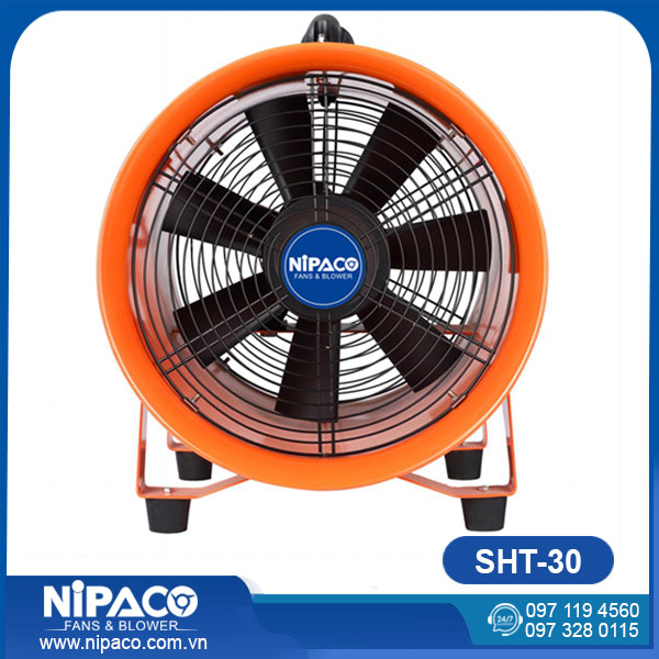 Quạt hút công nghiệp xách tay Nipaco SHT-30 10 Quạt hút công nghiệp xách tay Nipaco SHT-30