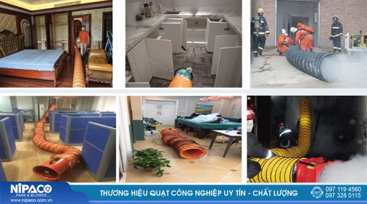 Quạt hút công nghiệp xách tay Nipaco SHT-30 16 Quạt hút công nghiệp xách tay với nhiều ứng dụng