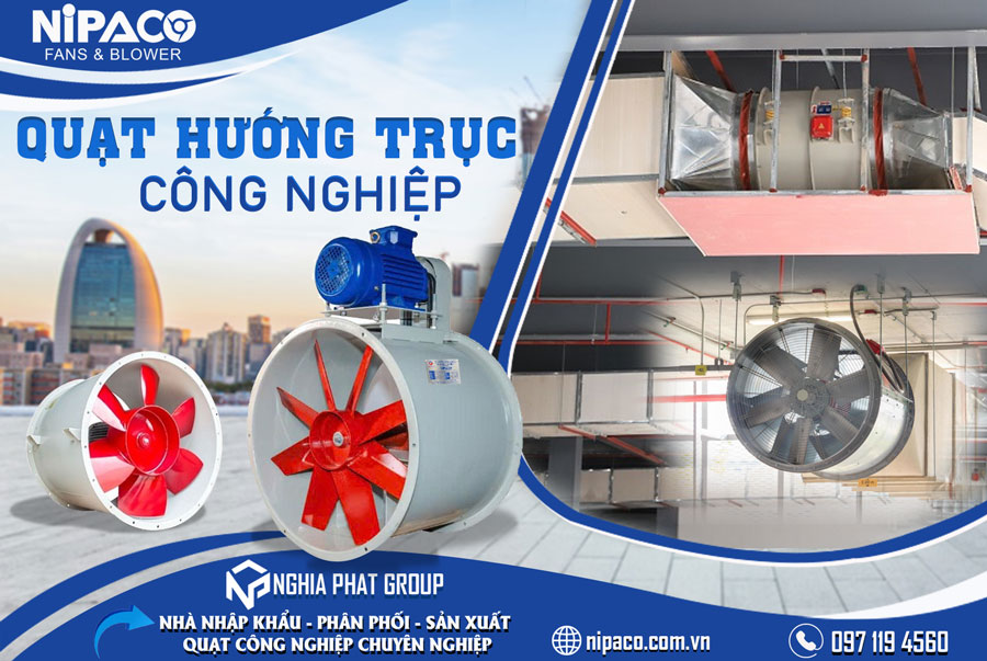 Quạt hướng trục công nghiệp Nipaco