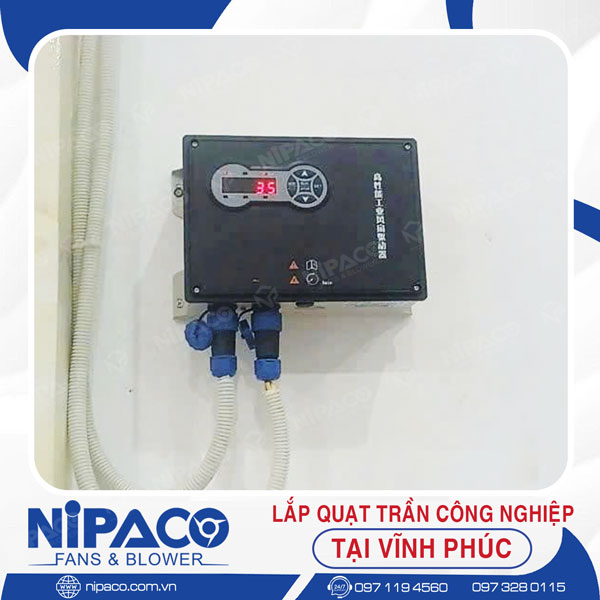 Bàn giao lắp đặt quạt trần công nghiệp tại Vĩnh Phúc
