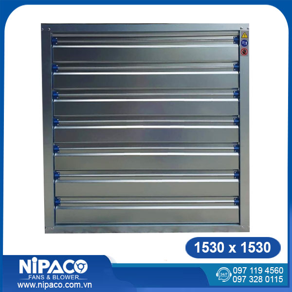 Quạt hút công nghiệp vuông Nipaco 1530x1530 NPF-1530 7 Quạt hút công nghiệp vuông Nipaco 1530x1530 NPF-1530