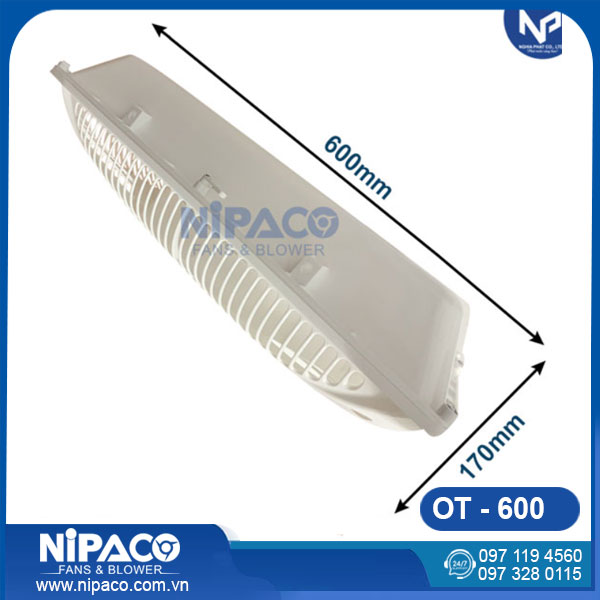 Quạt ốp trần Nipaco OT 600x600 có điều khiển 9 Quạt ốp trần Nipaco OT 600x600 có điều khiển