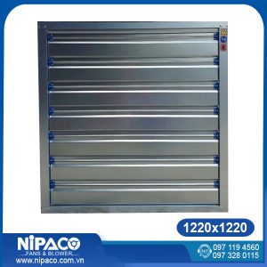 Quạt hút công nghiệp vuông 1220x1220x400mm