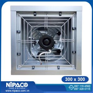 Quạt hút công nghiệp vuông 300x300x210mm