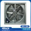 Quạt hút công nghiệp vuông 800x800x400mm