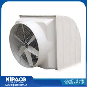 Quạt thông gió Composite Nipaco gắn hút mái nhà xưởng