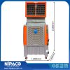 Quạt hơi nước công nghiệp di động Nipaco 2.2KW 280L 2000x1050x1050mm