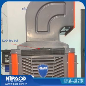 Quạt hơi nước Nipaco có trang bị lưới lọc bụi