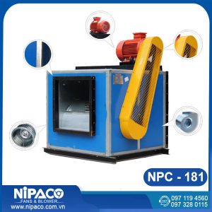 Quạt ly tâm hộp tiêu âm Nipaco NPC-181
