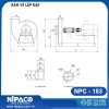 Bản vẽ Quạt ly tâm công nghiệp Nipaco NPC-153