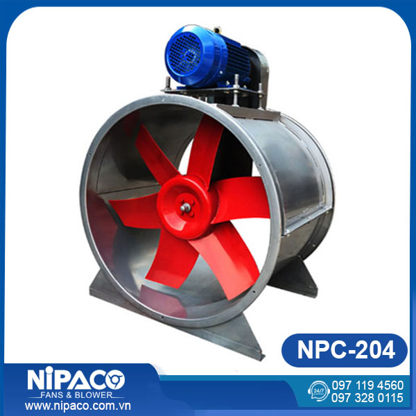 Quạt công nghiệp hướng trục gián tiếp Nipaco NPC-204 5 Quạt công nghiệp hướng trục gián tiếp Nipaco NPC-204