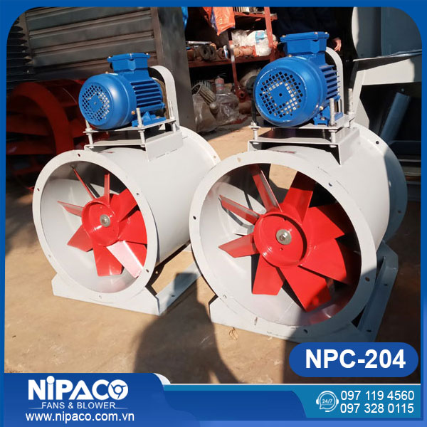 Quạt công nghiệp hướng trục gián tiếp Nipaco NPC-204 3 Quạt công nghiệp hướng trục gián tiếp Nipaco NPC-204