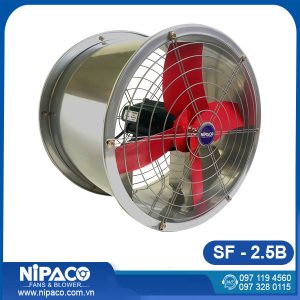 Quạt thông gió tròn Nipaco D250 SF-2.5B