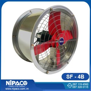 Quạt thông gió tròn Nipaco D400 SF-4B