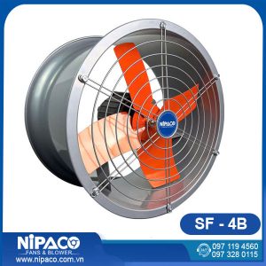 Quạt thông gió tròn Nipaco D400 SF-4B