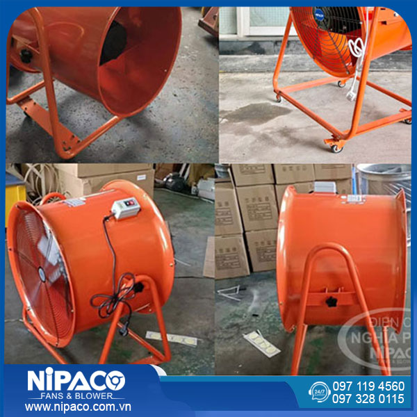 Quạt công nghiệp di động Nipaco SHT-50 4 Quạt công nghiệp di động Nipaco