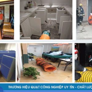 Quạt hút công nghiệp xách tay với nhiều ứng dụng
