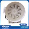 Quạt thông gió nối ống HF-200 Nipaco