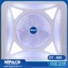 Quạt ốp trần Nipaco OT 600x600 có đèn